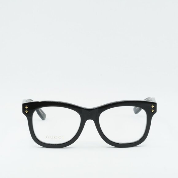 🕶️ New Gucci GG1086O 005 Eyeglasses - Black Frame - Picture 2 of 9